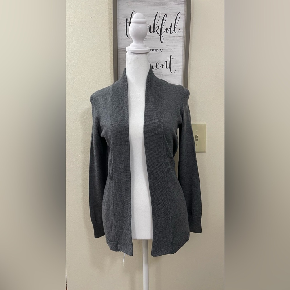 Talbots Women’s Cardigan Open Front Pure Merino Wool Sz Small. - Picture 5 of 17